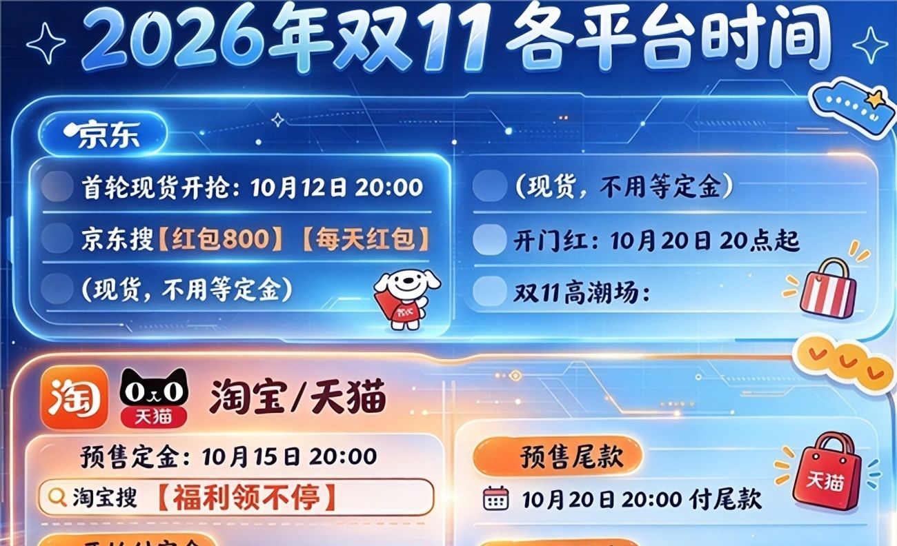 双11全品类红包口令提前收藏｜10月中旬正式上线_京东红包_2026京东双11通用红包口令【红包800】【每天红包】【每天领红包】